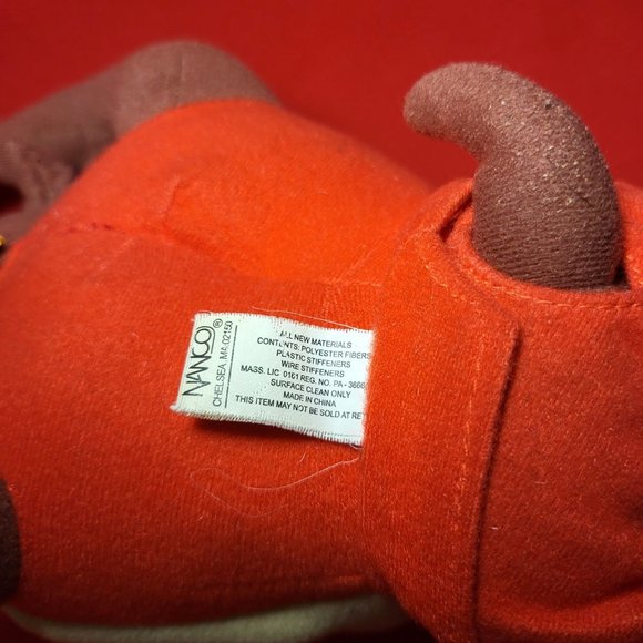 Nanco Looney Tunes Space Jams Taz Basketball Slam Dunking Plush 10" 2010 - Picture 9 of 12